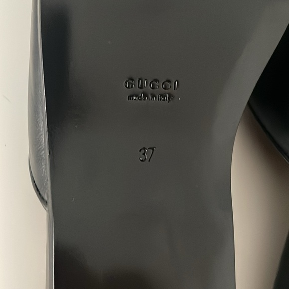 New Authentic Gucci  NY Sandal in leather Sz 37IT / 7US - Picture 9 of 9